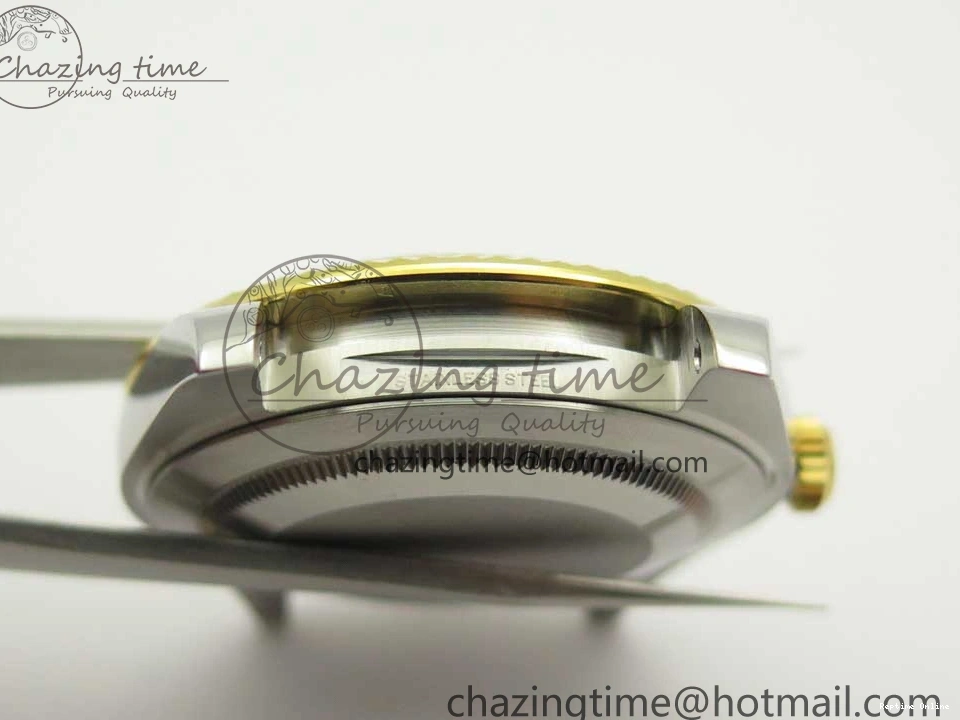 0131 Flexible DateJust 41 126334 904L SS YG DJF 1:1 Best Edition Gold Dial Diamond Markers on SS YG Jubilee Bracelet A 3250